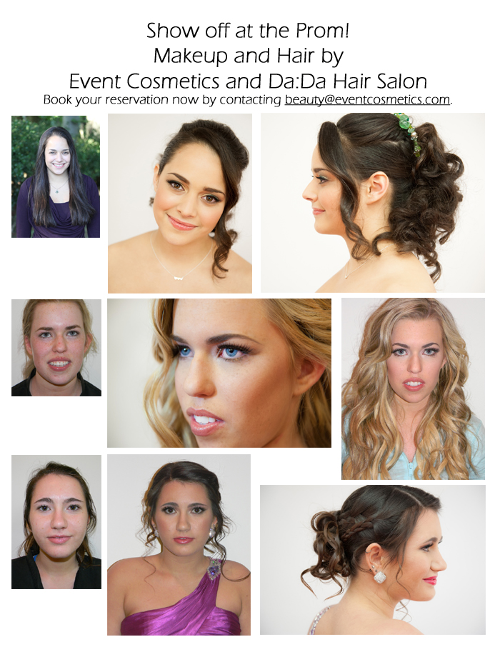 Prom Makeup Before and After